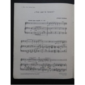 RODRIGO Joaquin Cuatro Madrigales Amatorios Chant Piano 1960