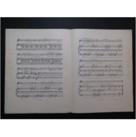 MORET Ernest Rêverie Chant Piano 1901