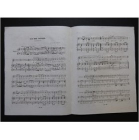 MASINI Francesco Sur mon rocher Chant Piano ca1840