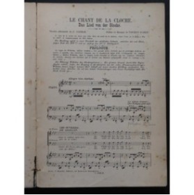 D'INDY Vincent Le Chant de la Cloche Opéra Chant Piano 1886