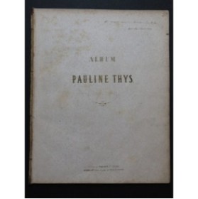 THYS Pauline Album de 6 pièces Chant Piano ca1860