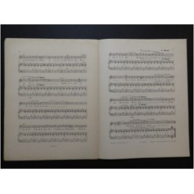 MASSENET Jules Jour de noces Chant Piano ca1886