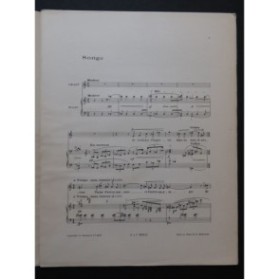 CAPLET André Le Vieux Coffret Quatre poèmes Chant Piano 1918