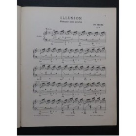 THOMÉ Francis Illusion Piano ca1883
