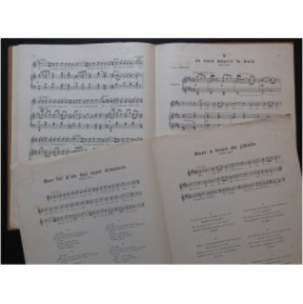 DUHAMEL Maurice Mélodies Kymriques Piano Chant 1925