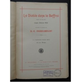 INGHELBRECHT D. E. Le Diable dans le Beffroi Ballet Piano 1927