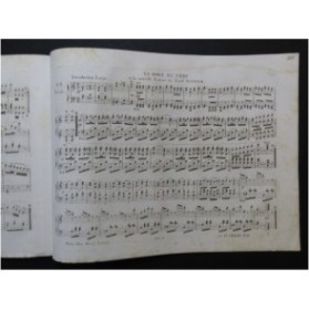 JULLIEN Louis La St Hubert scène de chasse Piano ca1835