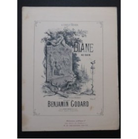 GODARD Benjamin Diane au Bain Chant Piano 1888