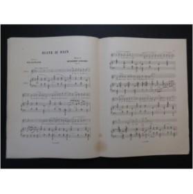 GODARD Benjamin Diane au Bain Chant Piano 1888