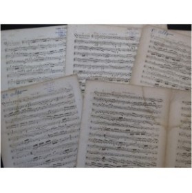BEETHOVEN Grand Quintetto op 4 Violons Altos Violoncelle ca1810