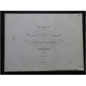 MUSARD Le Danois Quadrille Piano 4 mains ca1840