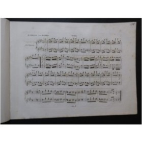 MUSARD Le Danois Quadrille Piano 4 mains ca1840