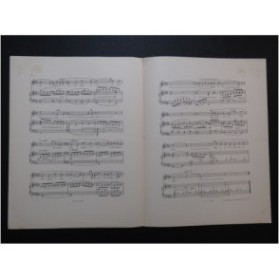 LEROUX Xavier Les Sérénades No 3 Naguère Chant Piano 1903