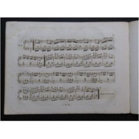 TOLBECQUE J. B. Quadrille No 1 de Contredanses Piano ca1832