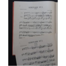 DRDLA Franz Sérénade No 2 Violon Piano 1906