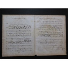 DE BEAUPLAN Amédée Le Concert sur l'eau Chant Piano ca1830
