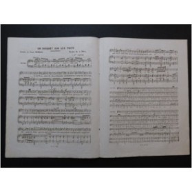 THYS Alphonse Un Bosquet sur les Toits Chant Piano ca1850