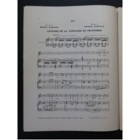 RIBOLET Victor La Fausse Alerte Henry Baunis Dédicace Chant Piano ca1910