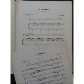 BRAGA G. La Serenata Piano Violoncelle ou Violon
