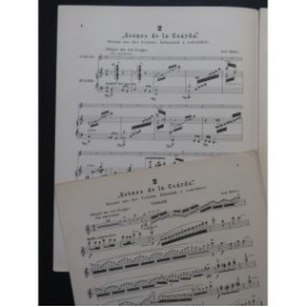 HUBAY Jenö Scènes de La Scárda Violon Piano ca1885