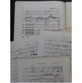 BEETHOVEN Grand Trio op 38 Piano Clarinette ou Violon Violoncelle ca1850