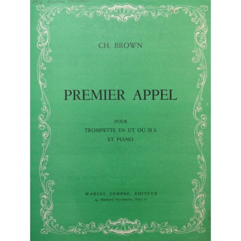 BROWN Charles Premier Appel Trompette Piano 1963