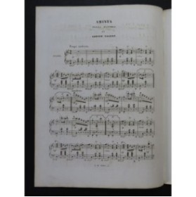TALEXY Adrien Aminta Chant Piano ca1850