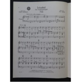 SIMON Nat Istanbul Chant Piano 1953