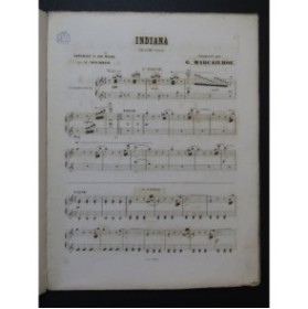 MARCAILHOU Gatien Indiana Piano 6 mains ca1875