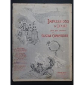 CHARPENTIER Gustave Impressions d'Italie Suite Piano 1927