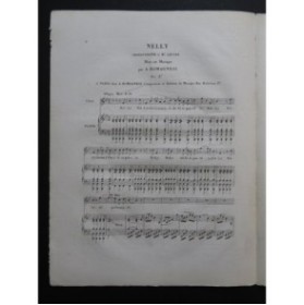 ROMAGNESI A. Nelly Chant Piano ca1840