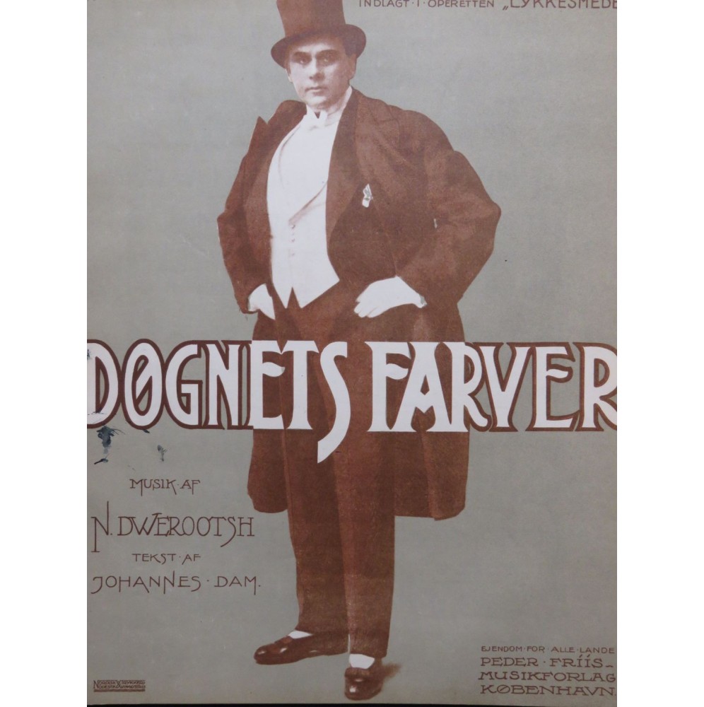 DWEROOTSH N. Dognets Farver Chant Piano ca1920