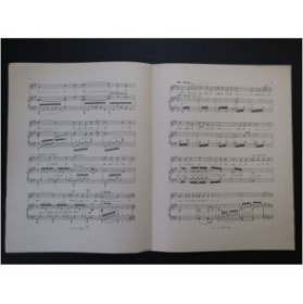 GIORDANO Umberto André Chénier No 15 Chant Piano 1905