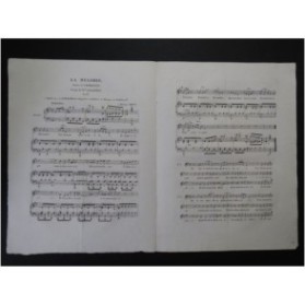 DE LAGOANÈRE La Mélodie Chant Piano ca1840