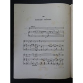 WIDOR Ch. M. Sérénade Italienne Chant Piano 1902