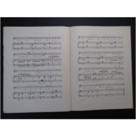DELIBES Léo Faut-il Chanter ? Chant Piano ca1920