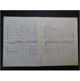 BEETHOVEN Choeur des Derviches Manuscrit Violon Orchestre