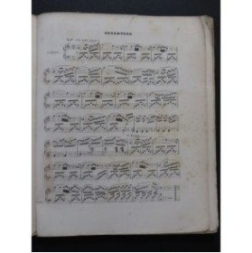 AUBER D. F. E. Les Diamants de la Couronne Opéra Piano Chant ca1860