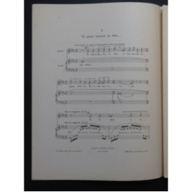 MORET Ernest Tu peux baisser la tête Chant Piano 1904