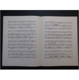WIDOR Ch. M. La Nuit Chant Piano 1896