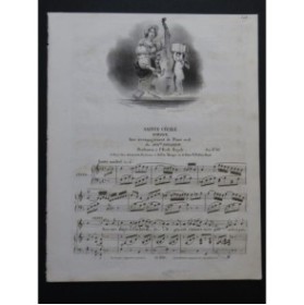 PANSERON Auguste Sainte Cécile Chant Piano ca1830
