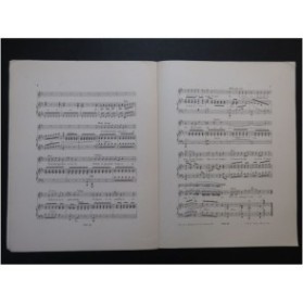 THOMÉ Francis Chanson de Musette Chant Piano ca1890