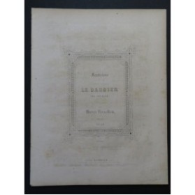 ROSELLEN Henri Fantaisie sur le Barbier de Séville Piano ca1850