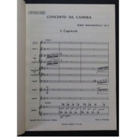 PAPANDOPULO Boris Concerto da Camera Orchestre 1941
