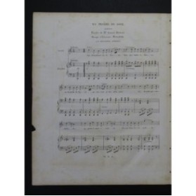 MAGNER Edouard Ma Prière du Soir Piano Chant 1835