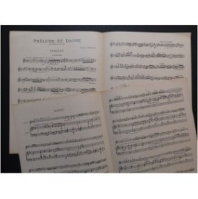 AMELLER André Prélude et Danse Violon Piano 1952