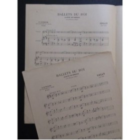LULLY Jean-Baptiste Ballets du Roi Ariette Violon Piano 1941