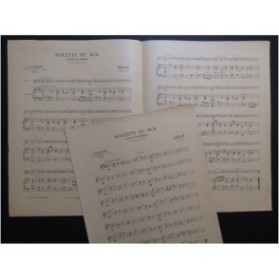 LULLY Jean-Baptiste Ballets du Roi Ariette Violon Piano 1941