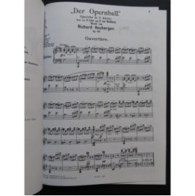 HEUBERGER Richard Der Opernball Opérette Chant Piano