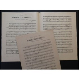 HOUDRET Marcel Romance sans Paroles Violon Piano 1904